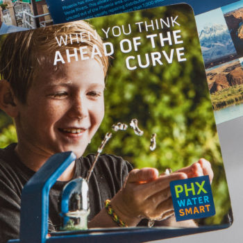 Marketing brochure for Phoenix Water Smart campaign