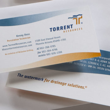 Business system showcasing Torrent Resources’ rebranded look