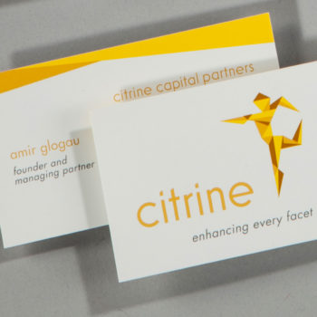 Business system showcasing Citrine’s rebranded look