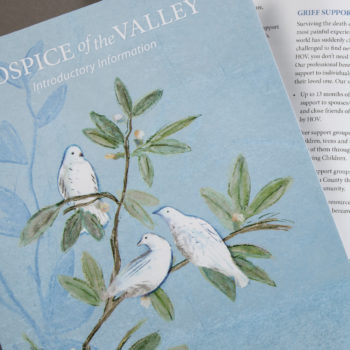 Marketing materials for Hospice of the Valley